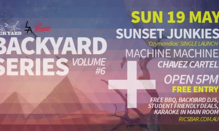 Lock the 19th of May in for The Backyard Series Vol. 6