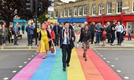 London show its PRIDE with the country’s first rainbow crossing!